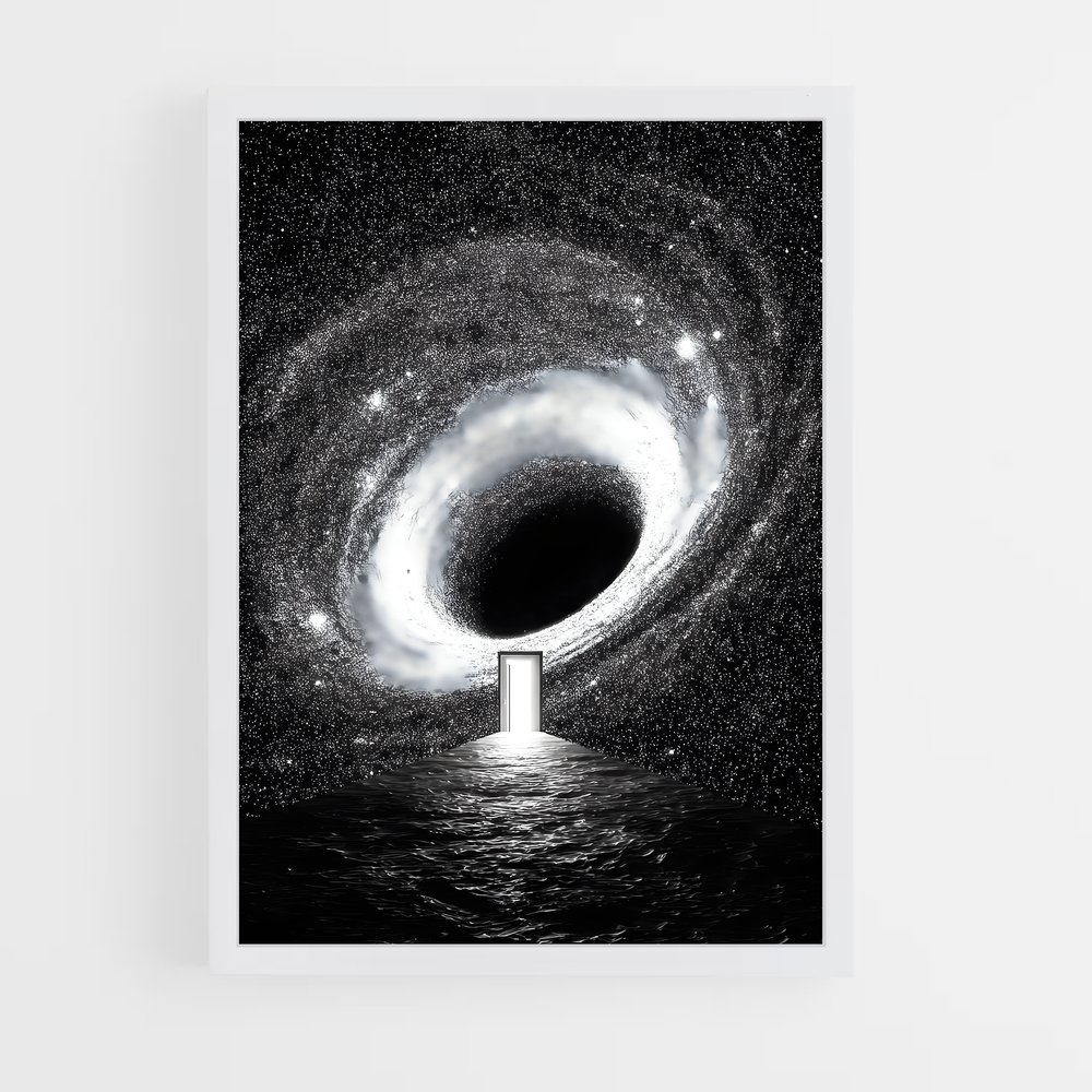 Poster Portail Galactique – affiche Trou Noir (vue 3)